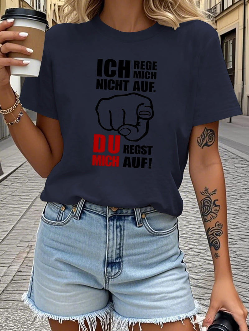 Women's Funny German Saying T-Shirt.