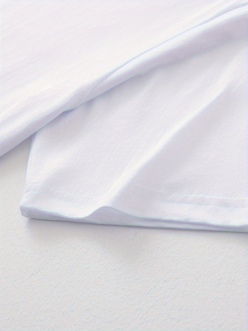 Set of 3 100% T-Shirts Featuring Letter Prints.