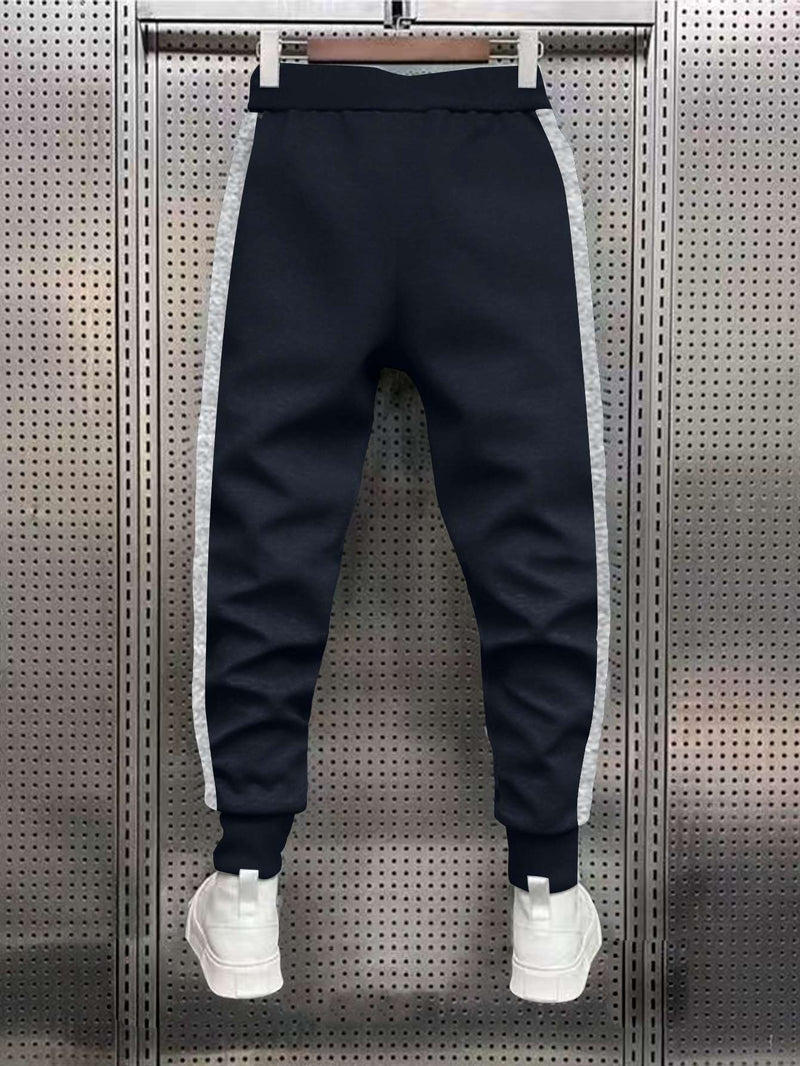 Men’s Athletic Joggers Featuring Printed Stretch Material for Gym And Jogging.
