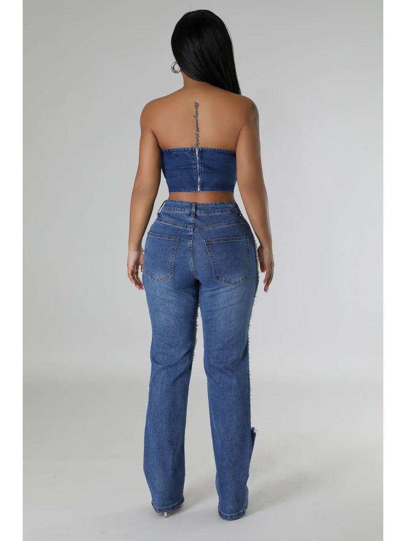 Women’s Hot Y2K Hot Summer Ripped Jeans.