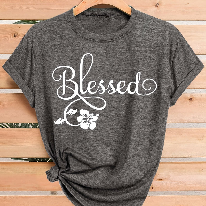 Women's Casual Short Sleeve T-Shirt.