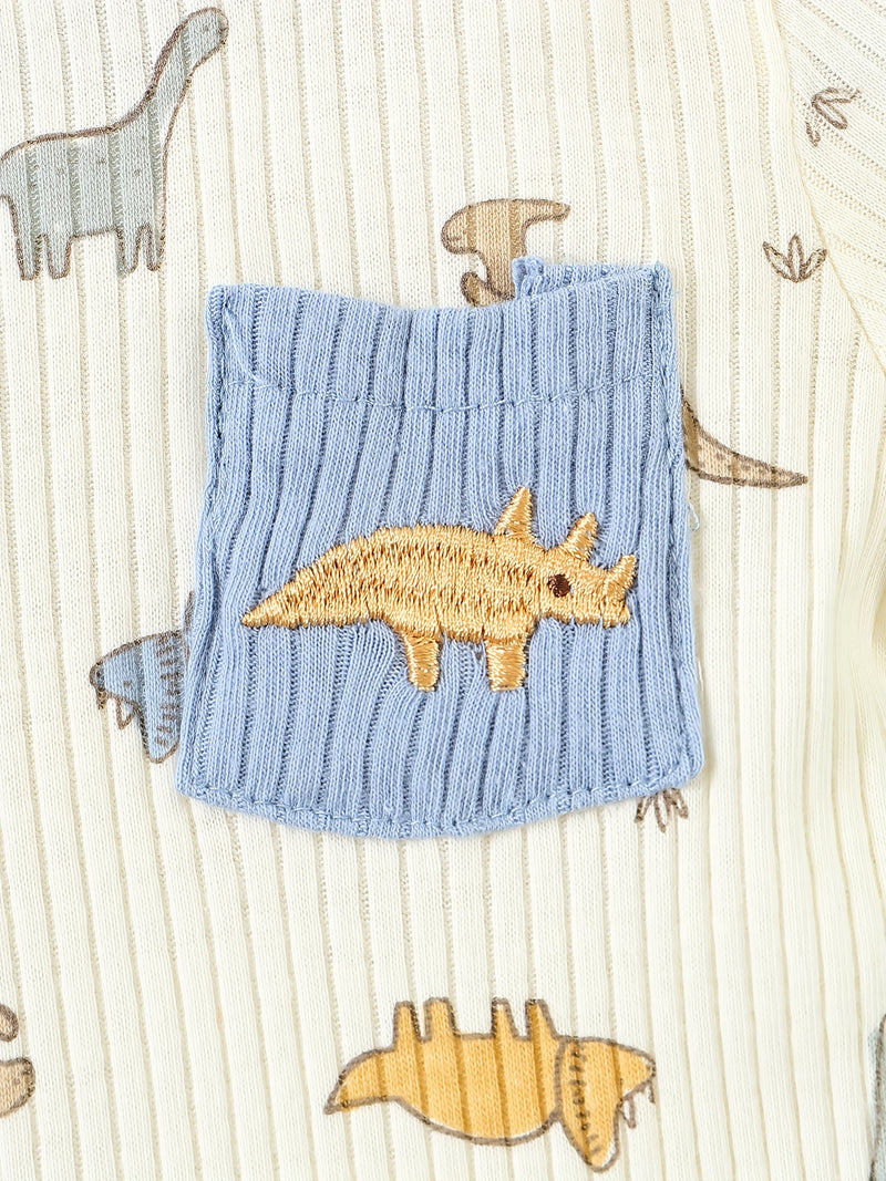 8pcs summer newborn baby boy romper set with elephant.
