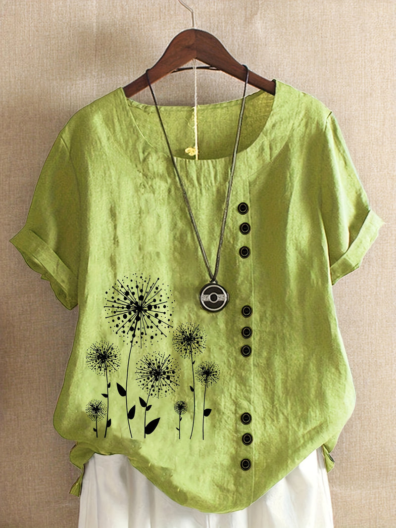 Women’s Casual Short Sleeve T-Shirt.