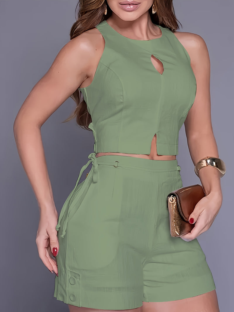 Women's Two-Piece Set, Tank Top + Skort.