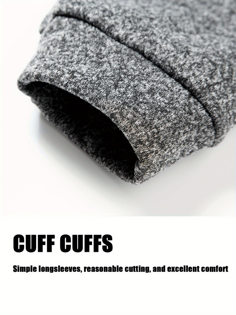 2pcs Set - Men'S Casual Stand-Collar Jacket And Sports Pants Outfit.