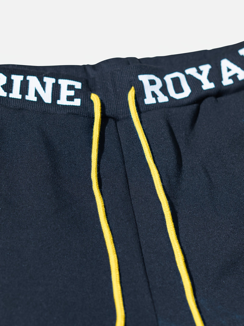 Men's Hiphop Outfit, Letter Print Long Sleeve Full-Zip Casual Jacket And Loose Jogger Pants.