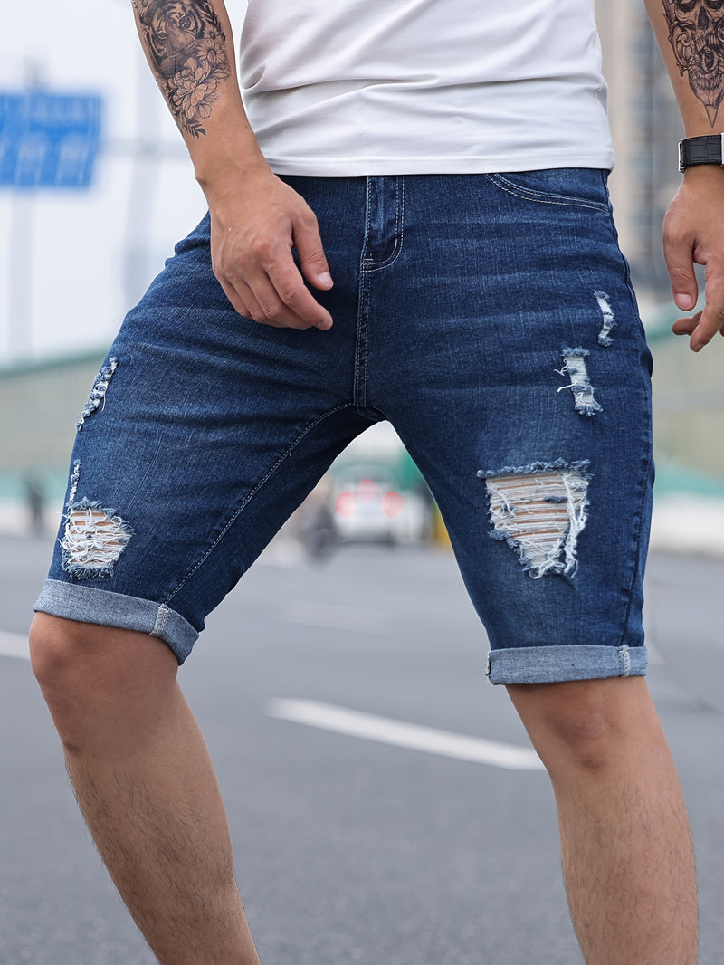 Men'S Denim Shorts.
