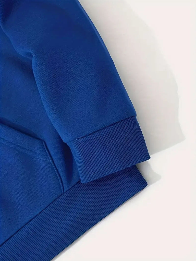 Men'S Print 2pcss Set, Casual HoodedSweatshirt and Joggers Suit.