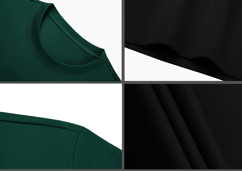 3 pcs Cotton Short-sleeve Men's T-shirts.
