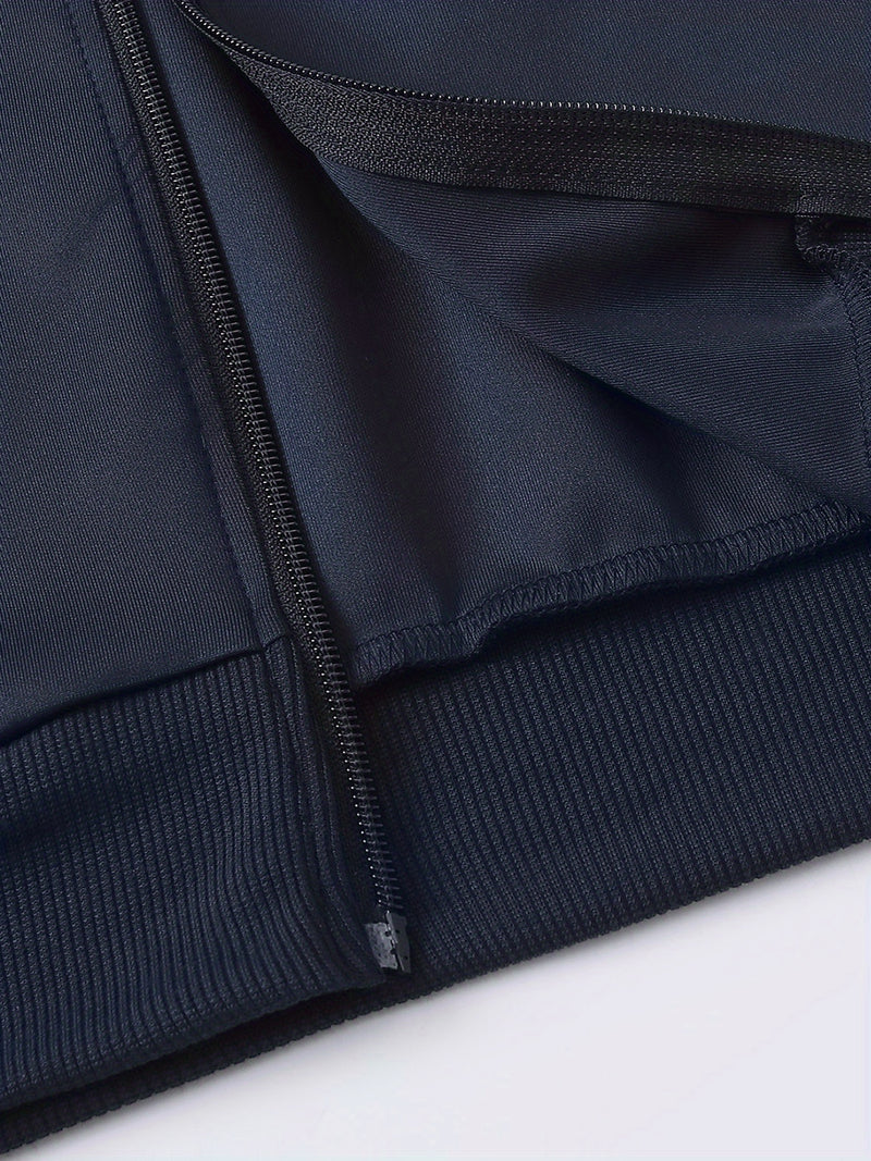 Men'S American-Style Casual Zip-Up Jacket for Spring And Autumn.