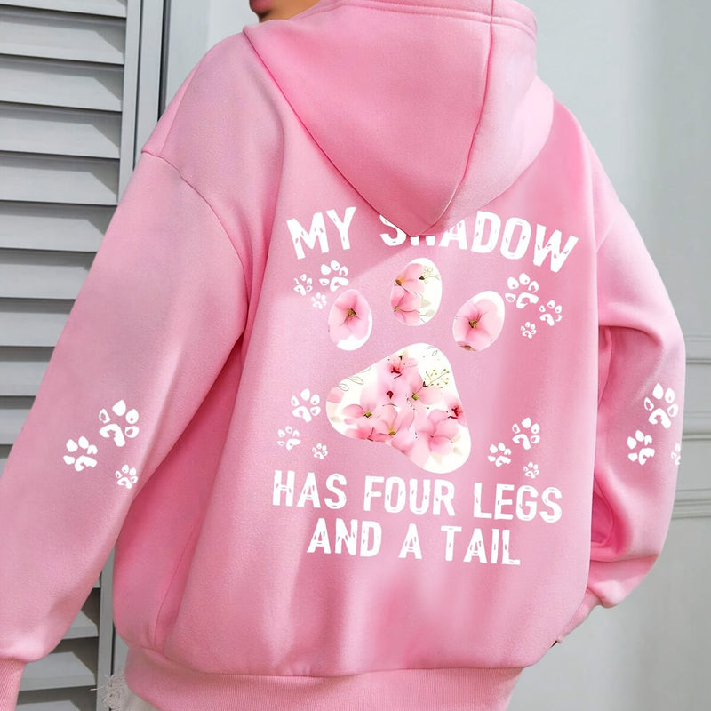 Women’s Plus-Size Hooded Pullover Sweatshirt.