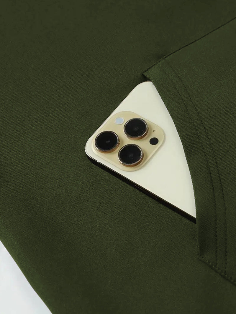 Men's Spanish Flag & Spain Lettering Print Hooded Jacket.