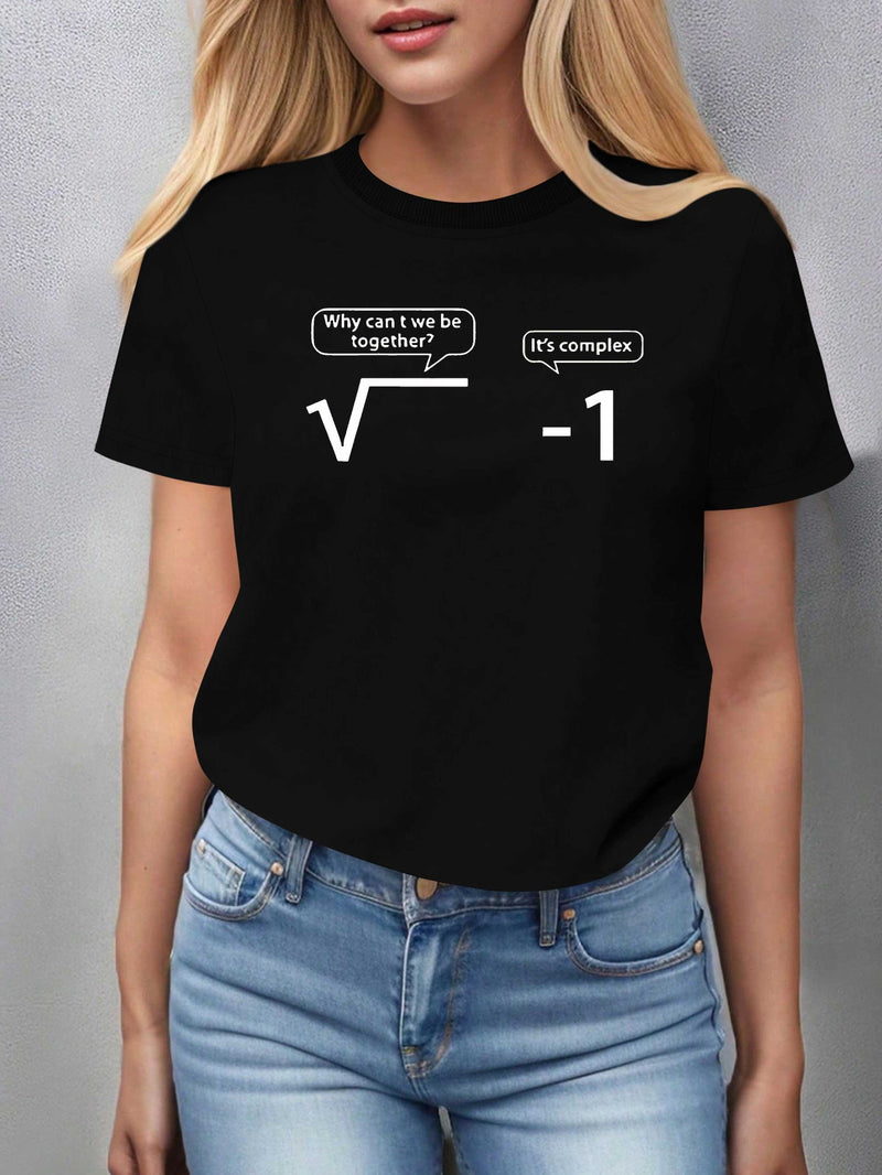 Women’s Funny Design Cozy T-Shirt.