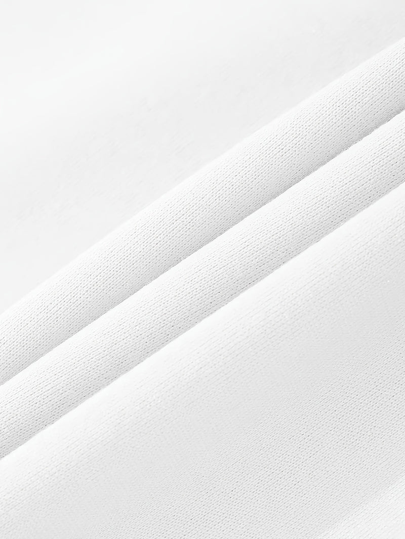 3pcs Trendy Print Sweatshirt, Men's Casual Hooded Sweatshirt.