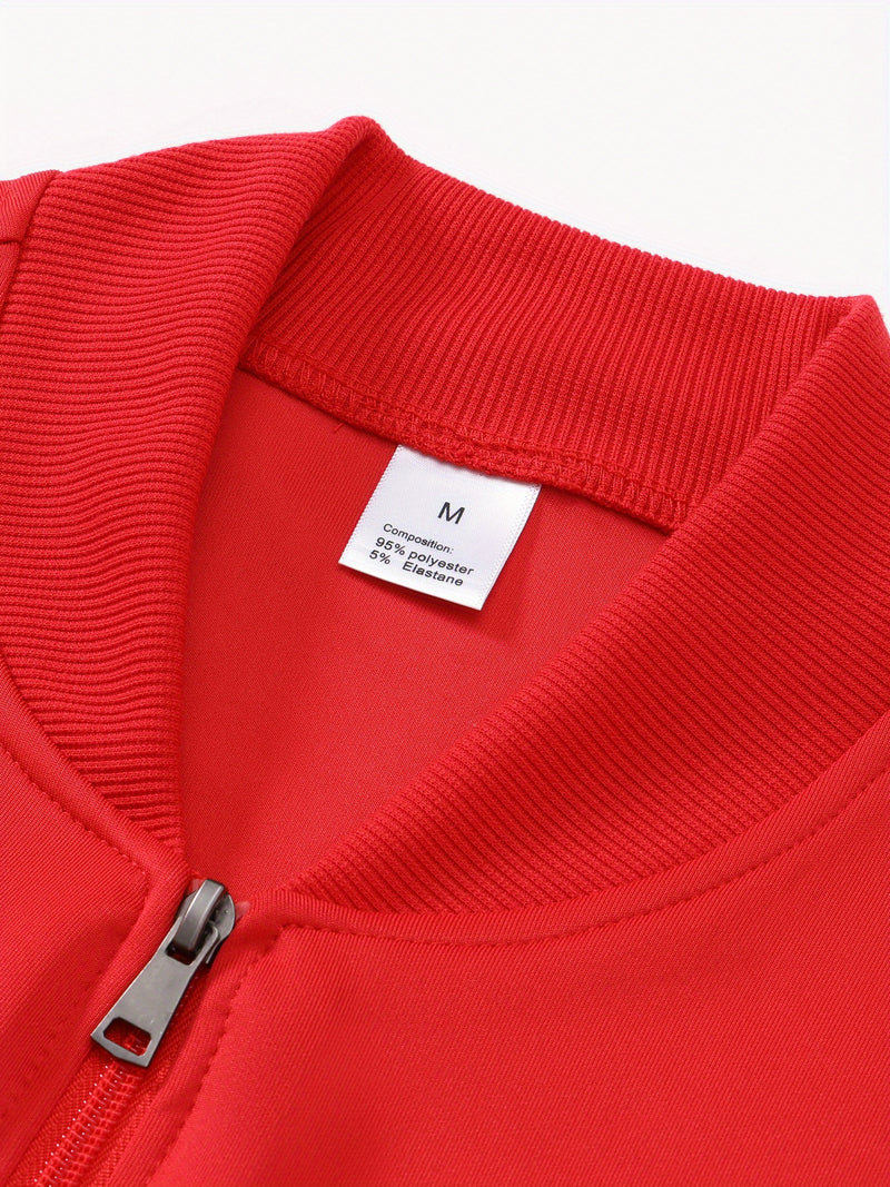American Casual Stand-up Collar Sweatshirt Jacket for Men, Spring/autumn.