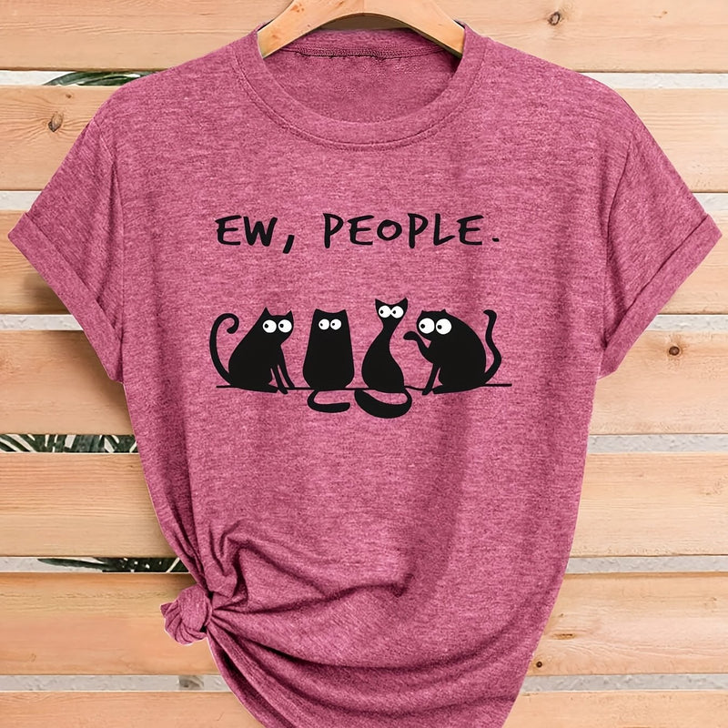 Women's Casual Short Sleeve T-Shirt.