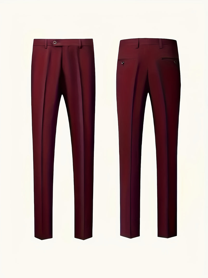 Men'S 2pcs Wedding Suit Set | Slim-Fit Business Blazer and Classic Trousers.