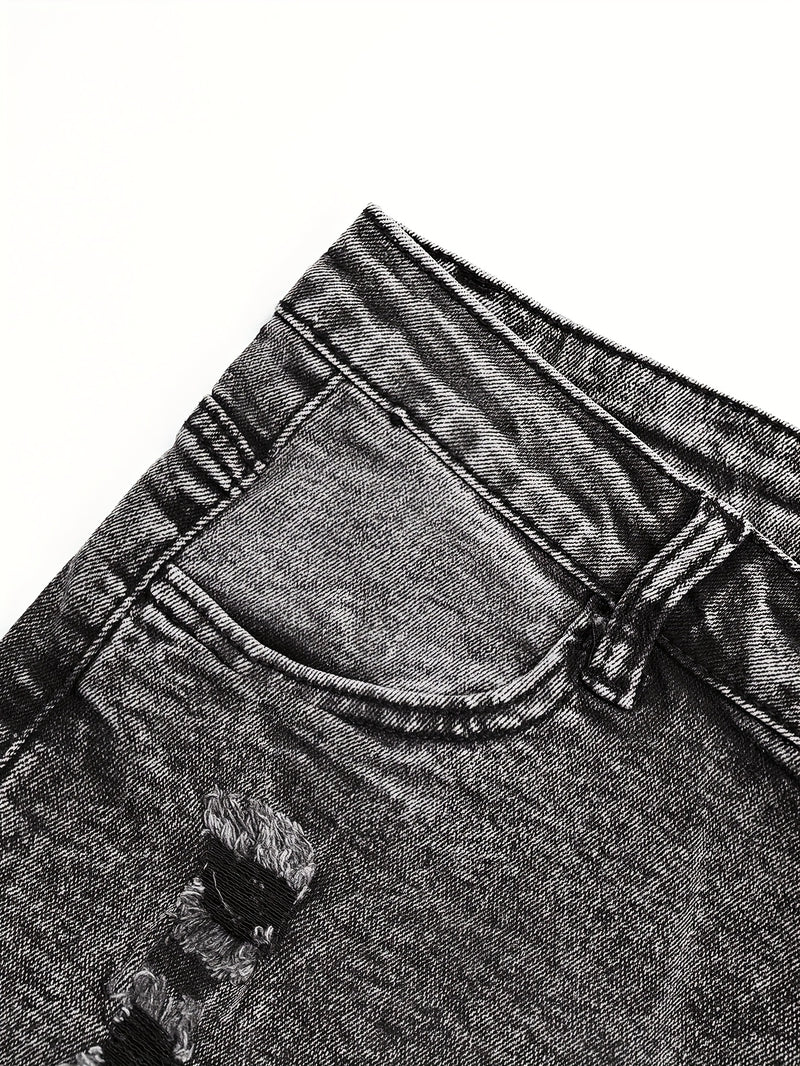 Women's Skinny Jeans - Stretchy Non-Belted Pants.