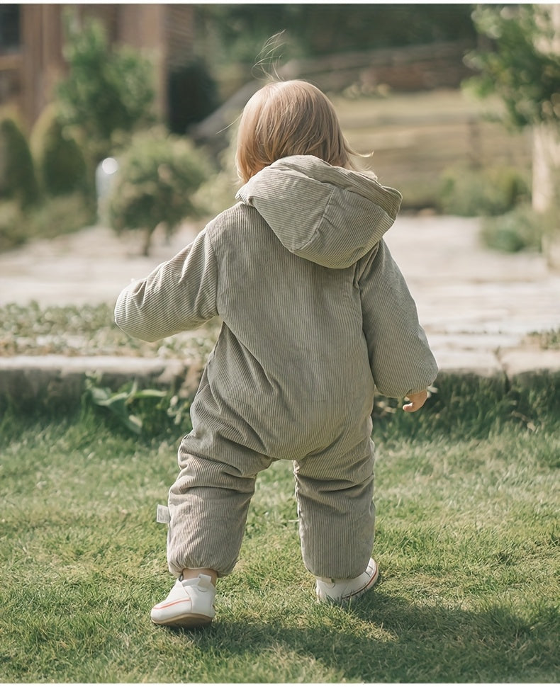 Gurcooc's Unisex Baby Onesie Is Made of Thick for Winter Warmth.