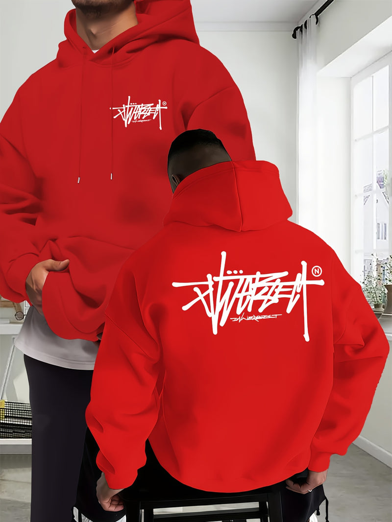Men's Trendy Autumn-Winter Hooded Sweatshirt.