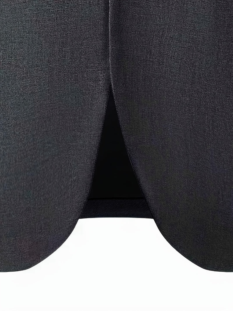 2pcs Classic Suit Set - Men'S Dress Attire - Premium Quality.