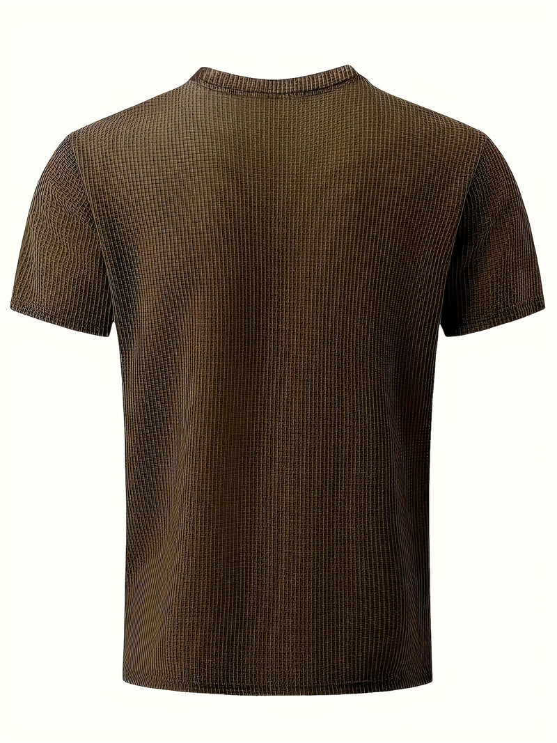 Men's T-Shirt, Cool And Breathable with a Round Neck And Short Sleeves.