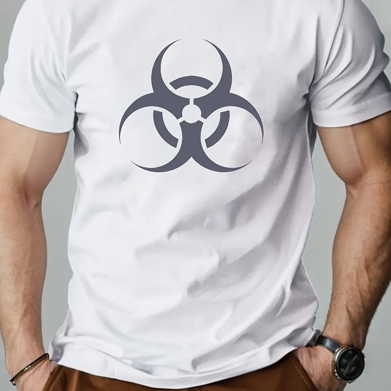 Men's Casual Crew Neck Short Sleeve T-Shirt.