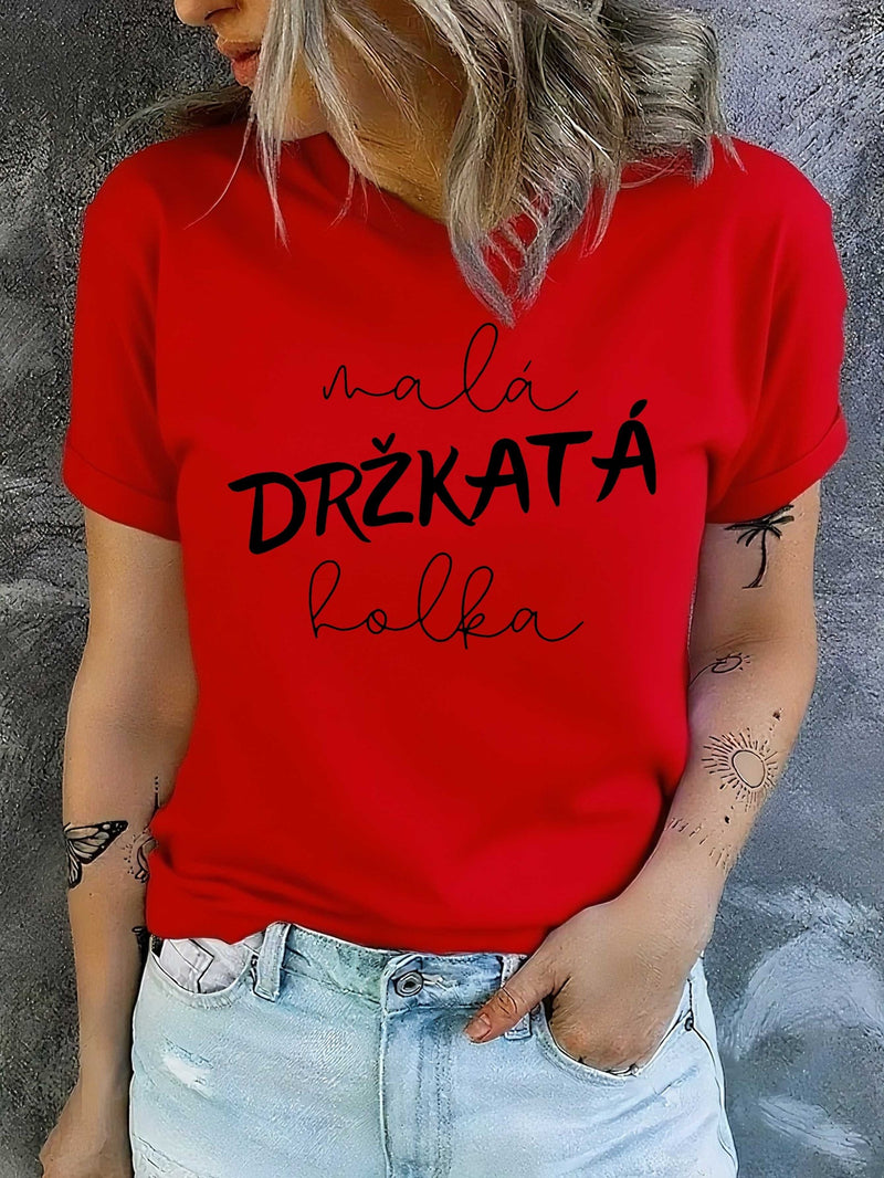 Women's T-Shirt with Short Sleeves.