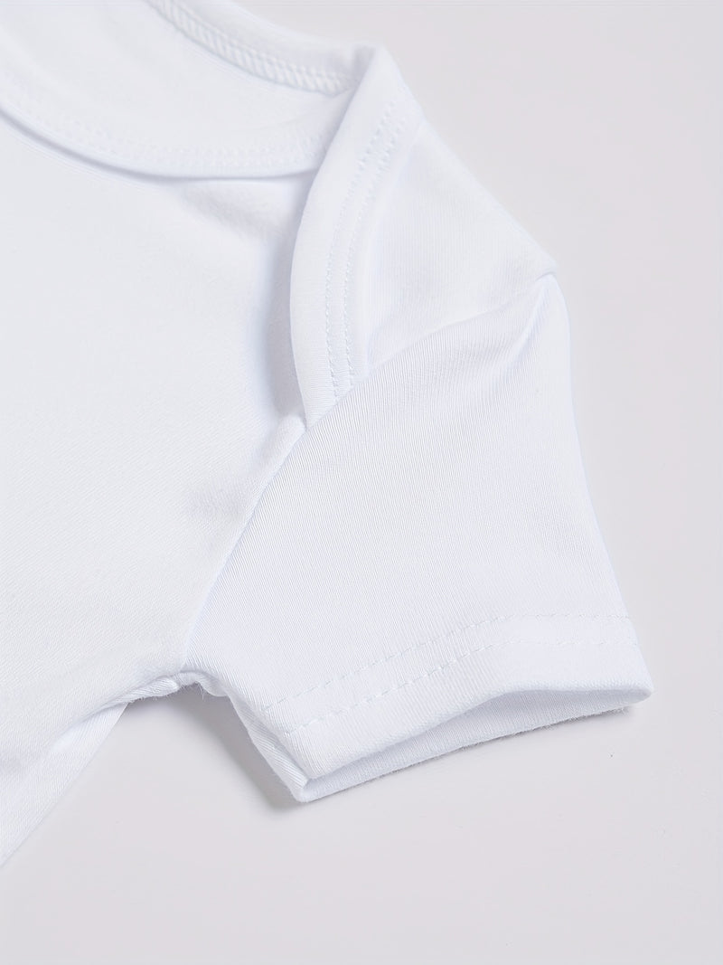 Children's Clothing Fun Letter Print Triangle Bodysuit.