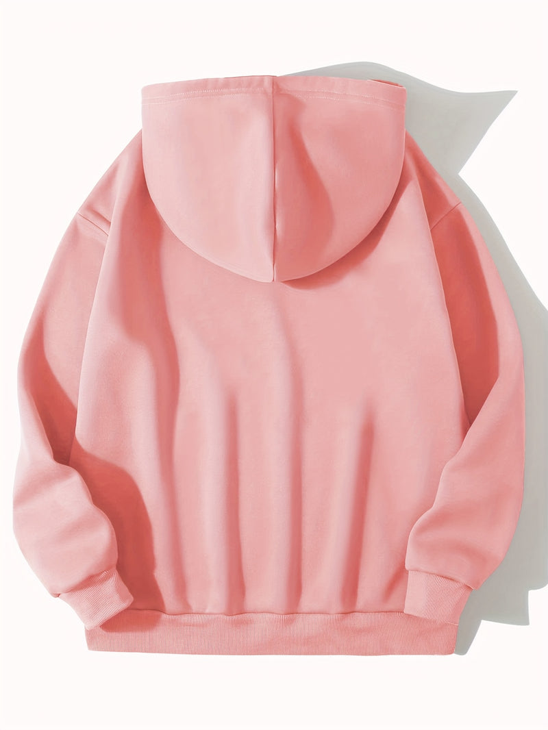 Women's casual hoodie for swear. Fall/winter style with long sleeves.