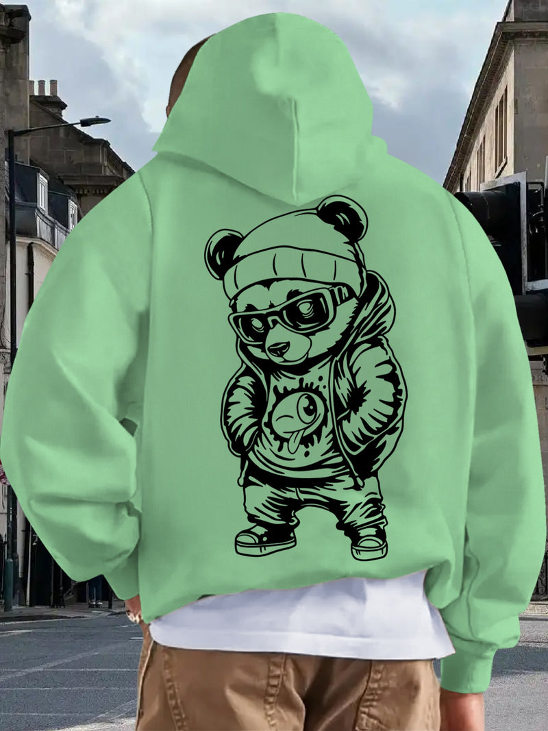 Men's Casual Hooded Sweatshirt.