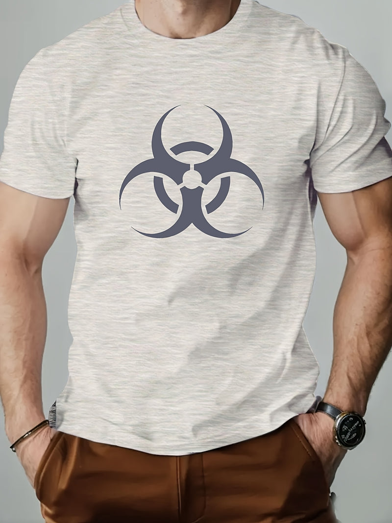 Men's Casual Crew Neck Short Sleeve T-Shirt.