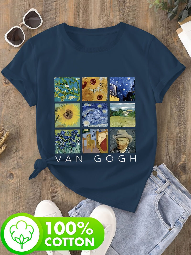 Women’s Short-Sleeve Round Neck T-Shirt.