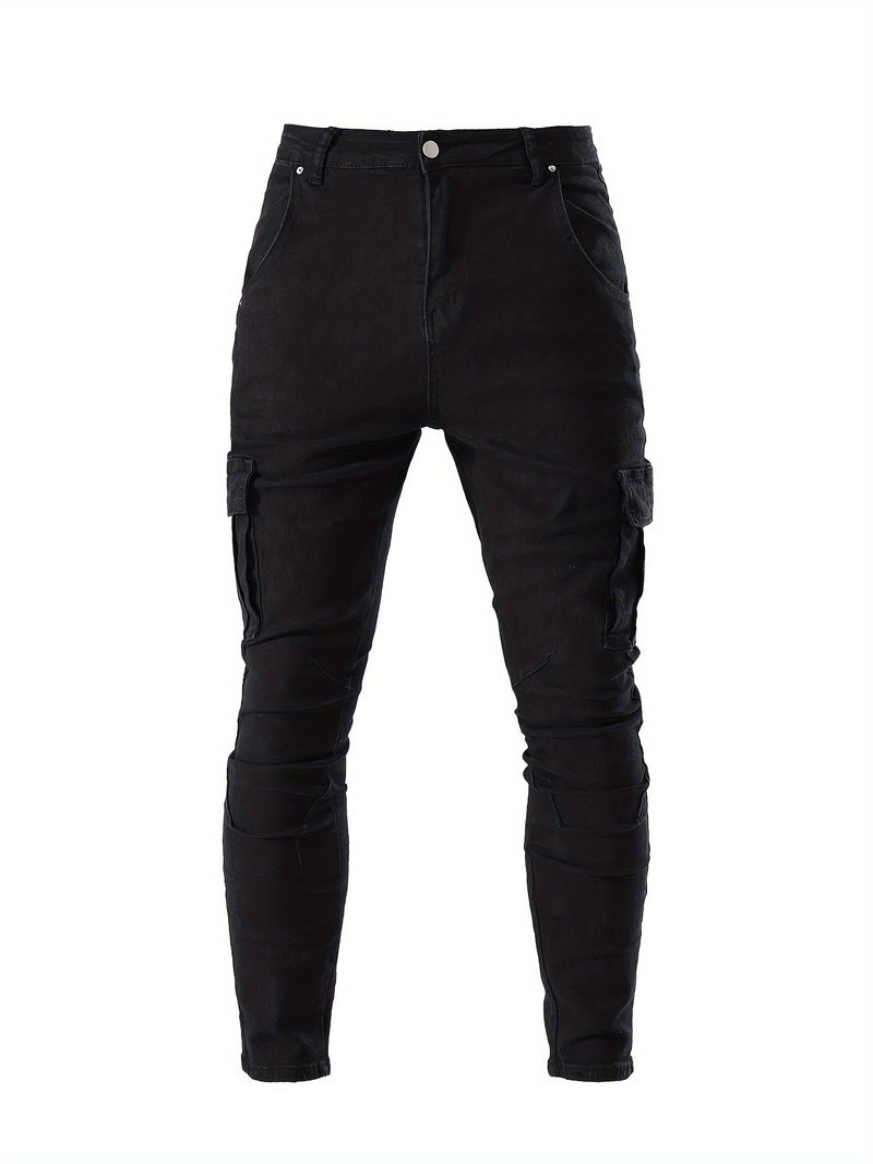 Men's Cargo Jeans.
