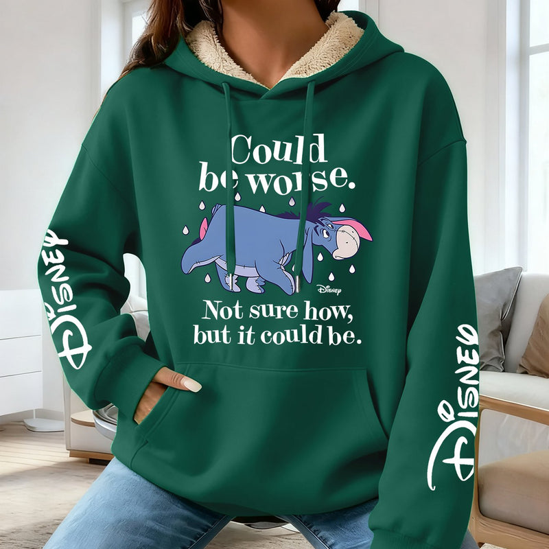 Women's Hooded Pocket Sweatshirt.