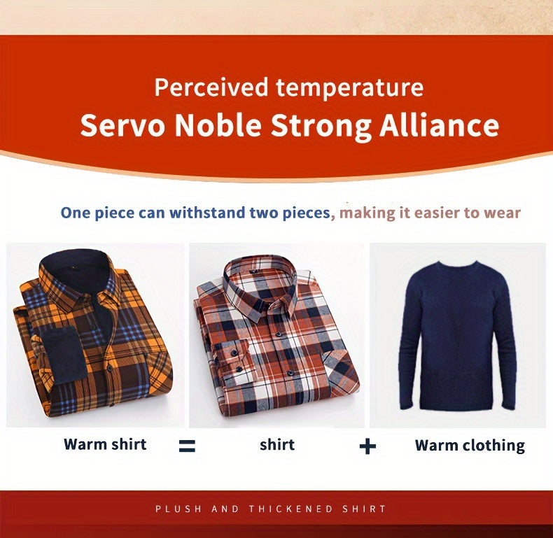 Men's Flannel Checkered Shirt.
