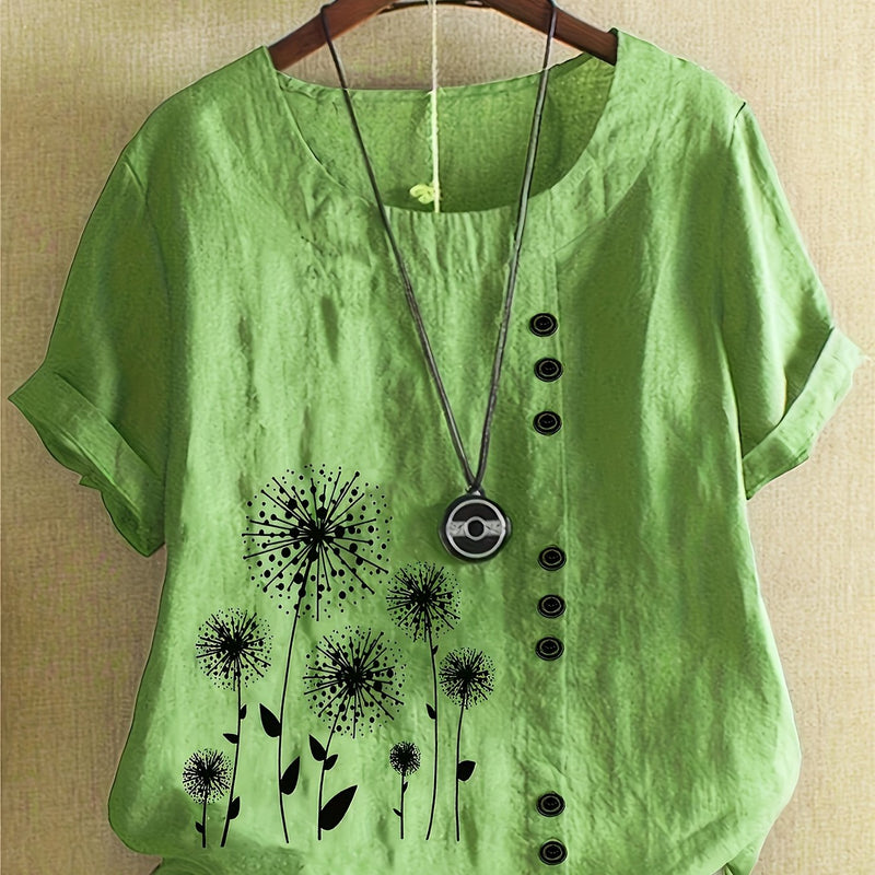 Women’s Casual Short Sleeve T-Shirt.