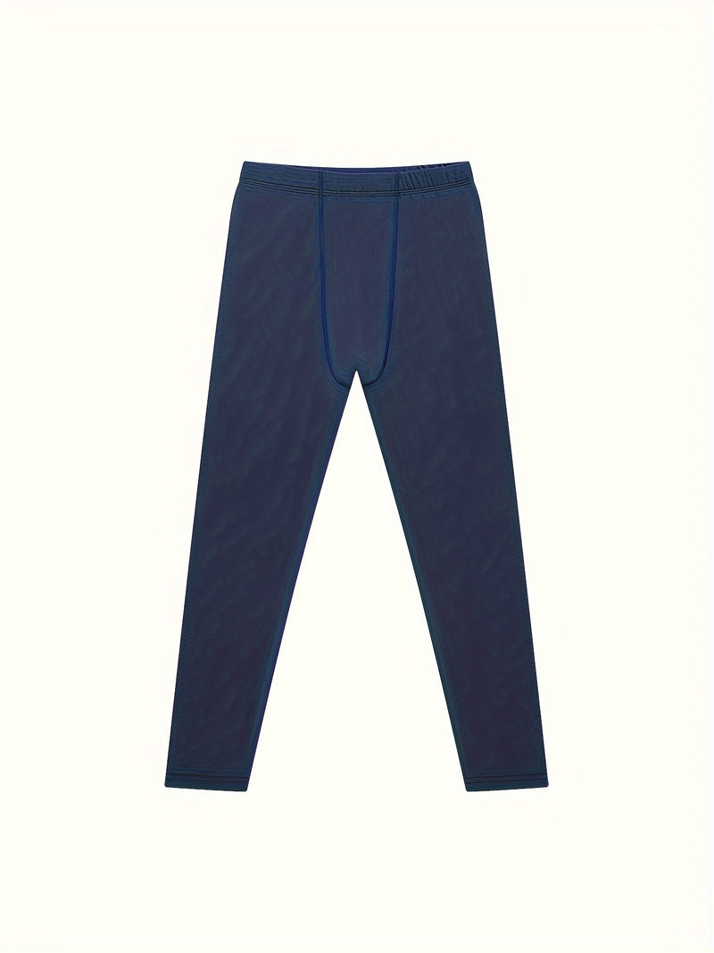 Warm Clothing Set for Boys, Featuring a Solid Color.