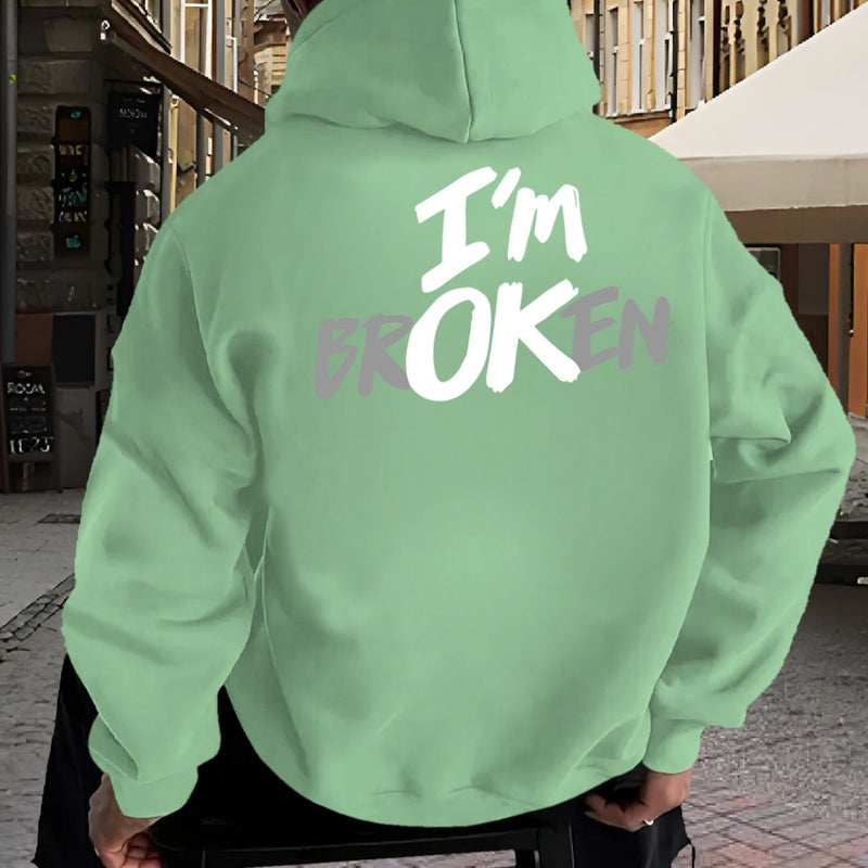 Men's Hooded Sweatshirt.