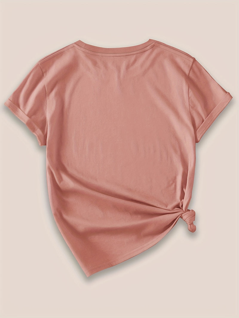 Women's Short Sleeved T-shirt.