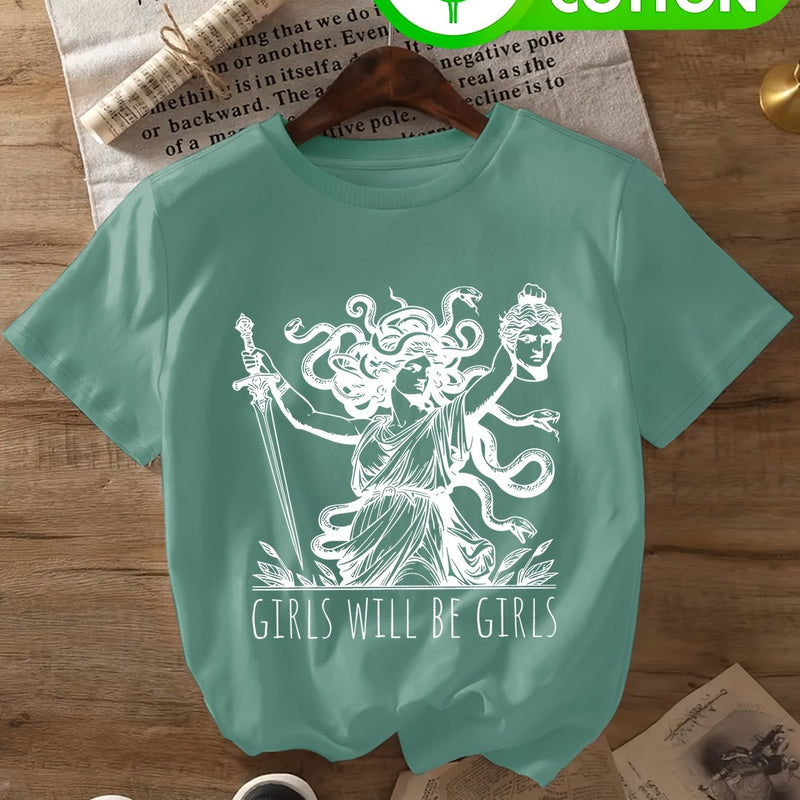 Women’s Short-Sleeve Round Neck T-Shirt.