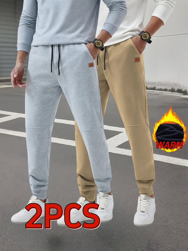 2pcs Men's Autumn Winter Casual Pants.