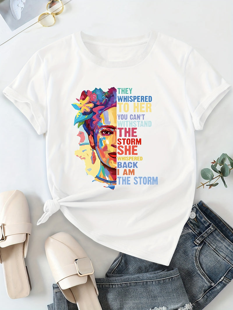 Women’s Casual Short Sleeve T-Shirt.