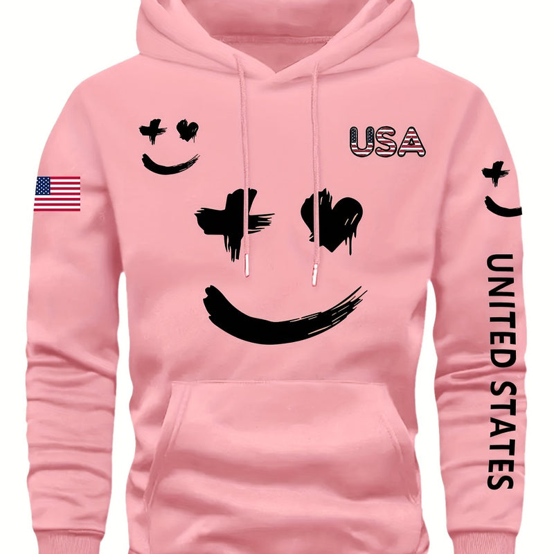 Men's Casual And Versatile Hooded Sweatshirt.