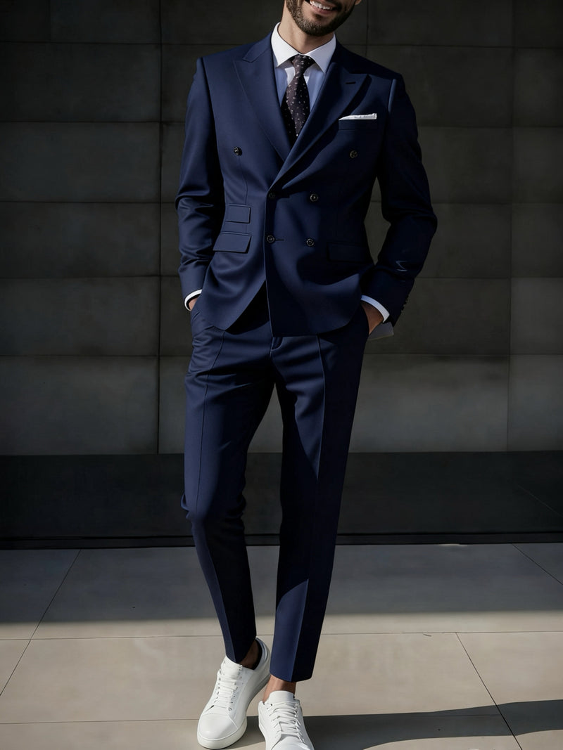 Two-Piece Men's Suit Set, Ideal for Business, Parties, And Formal Events.