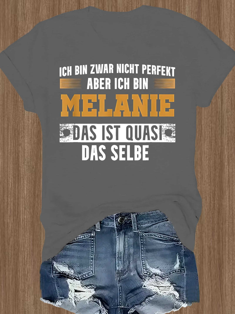 Women's T-Shirt with Short Sleeves.