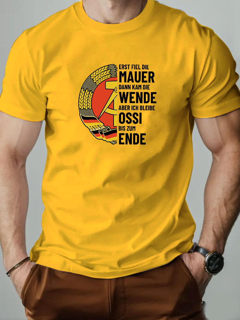 Men's Summer Casual Crew Neck Short T-Shirt.