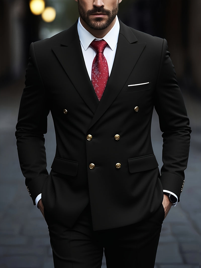 Men's 2-Piece Suit Set, Jacket + Trousers.