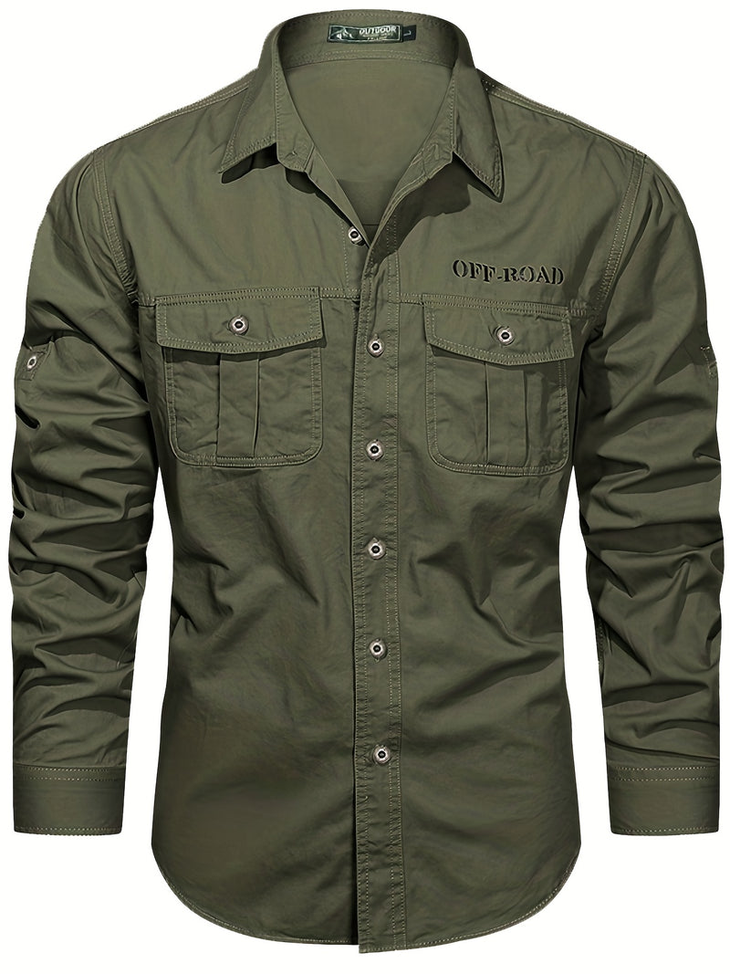 Men's Heavy-Duty Long Sleeve Shirt.