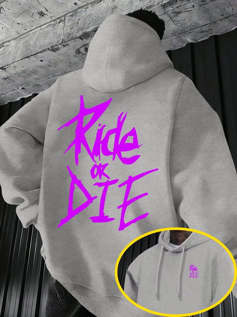 Men's Hooded Sweatshirt.